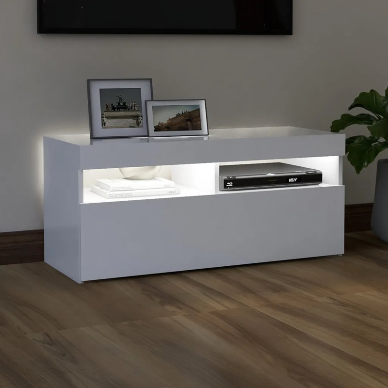 Madline Unfinished TV Stand, White, 90cm