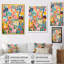 Motif d'animaux de chambre de bébé coloré IV - reproductions encadrées-882526183-882526180