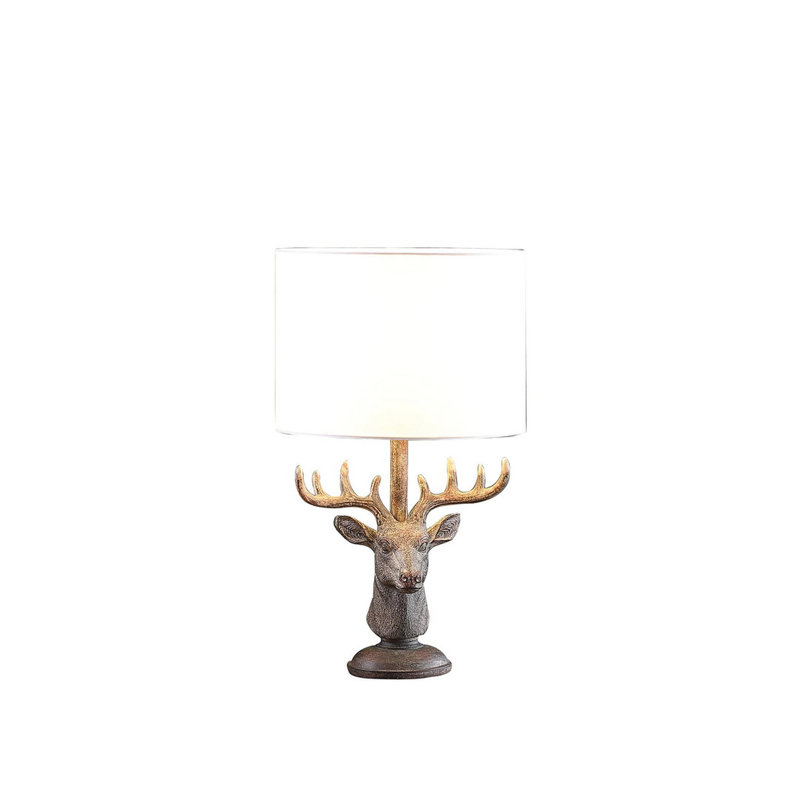 Lampe de table 18 po en cerf Elk Deer
