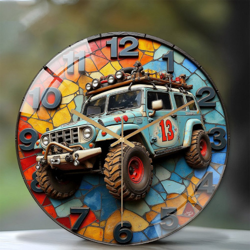 Horloge murale rétro Vintage