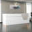 78.74-Inch Vintage Front Desk with Lockable Drawers, Perfect for Reception or Computer Use