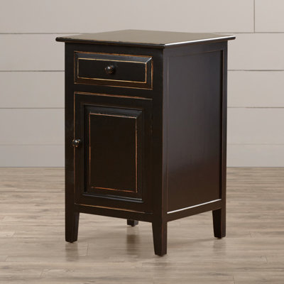 Ellen 16.5'' W Solid Wood Nightstand