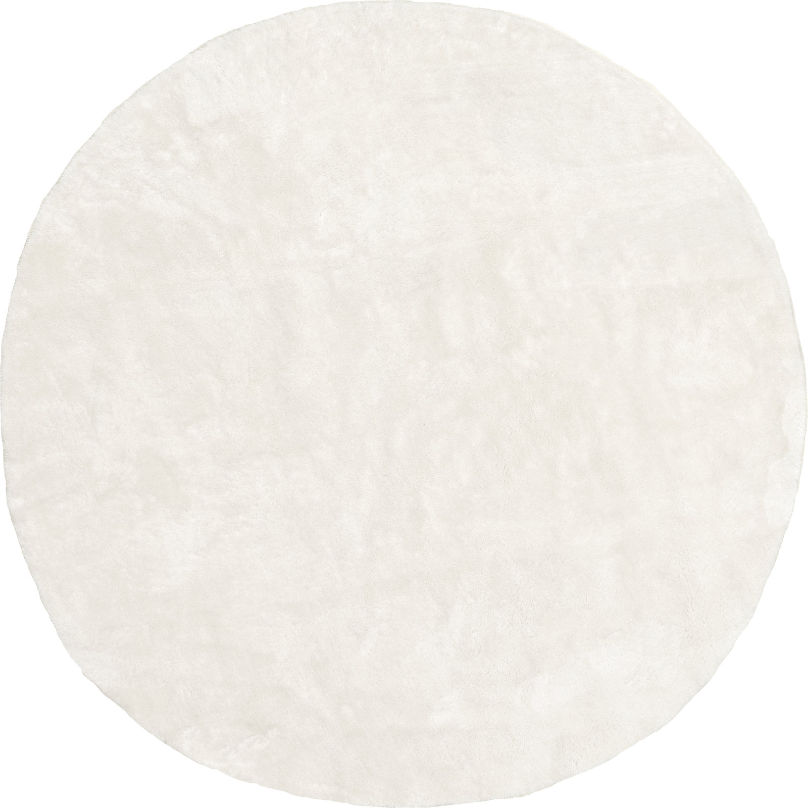 Machine Washable Shag Rug, Round 4'