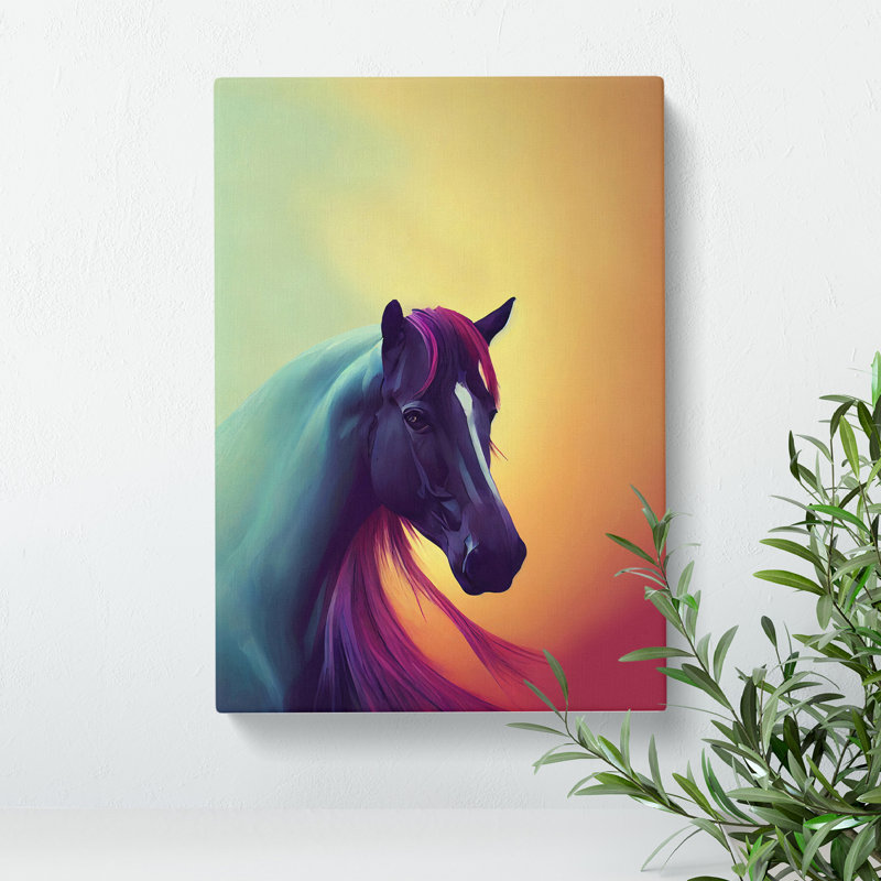 Mystical Horse - Wrapped Canvas, 60cm H x 40cm W x 3cm D