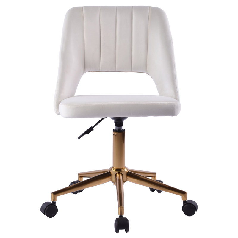 Fauteuil de coiffeuse Maya, Blanc