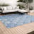 Machine Washable Indoor/Outdoor Chantille ACN2879 Lattice Rug-785149087-785149079
