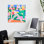 Art mural contemporain abstrait Ceipei Yoga Ga
