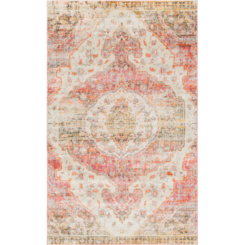 Polli Oriental Indoor Rug, Rectangle 4'1" x 6'1"