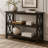 Deep Merlot Console Table with 2-shelf