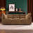 Black Chenille Modular Sectional Sofa with Movable Ottoman & USB Charger-2036178532