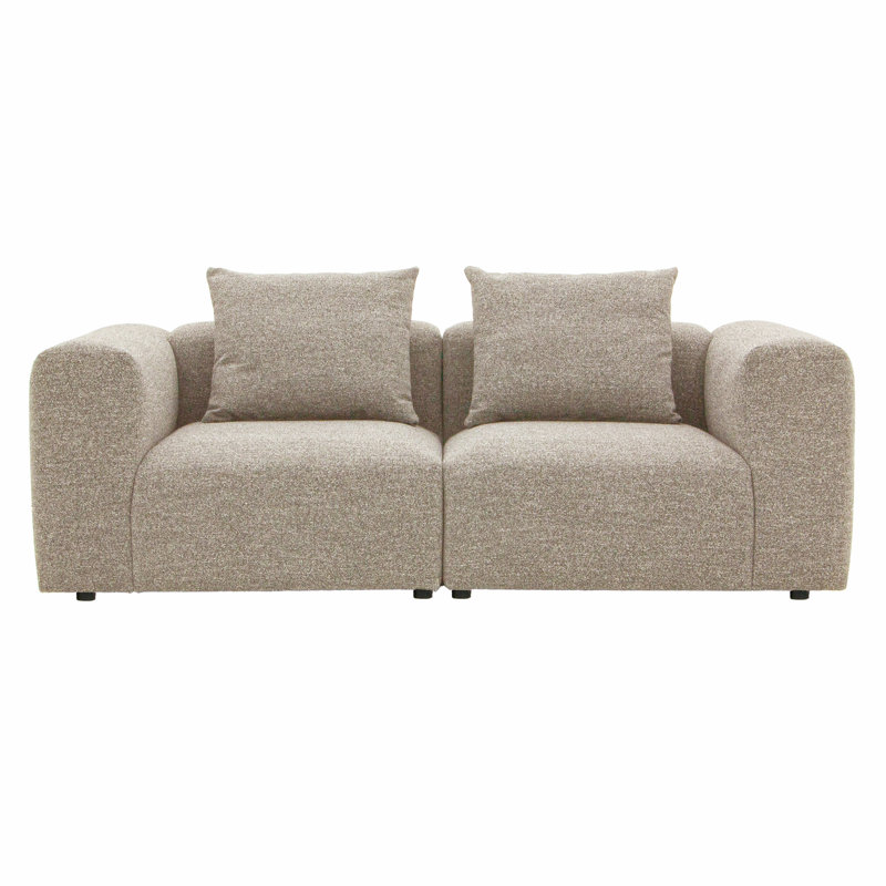 2 Seater Sofa & Chaise, Beige