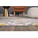 Caritta Geometric Gray/Yellow/Cream Area Rug