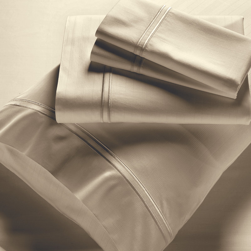 Sateen Sheet Set, Sand, Split California King