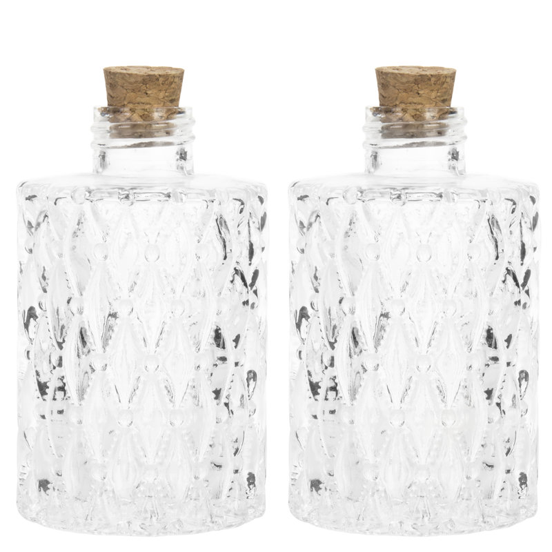 Glass Decorative Bottle, Clear