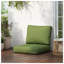 Ensemble de coussins de chaise club d'extérieur Noah - vert, coussins de siège et de dossier d'une épaisseur de 5 po-130189072