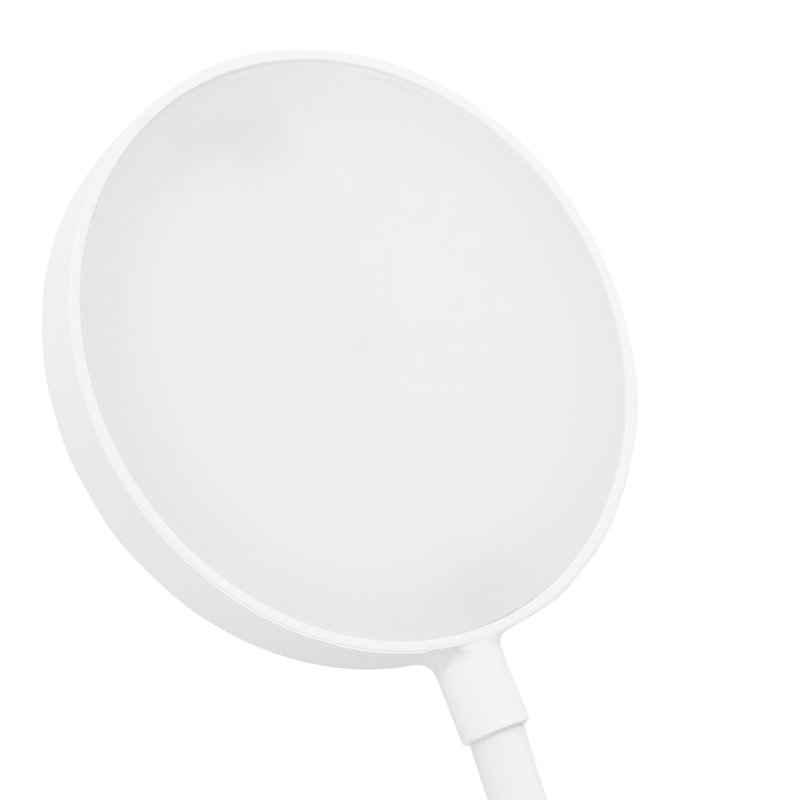 Adjustable White LED Clip-On Lamp with Flexible Neck