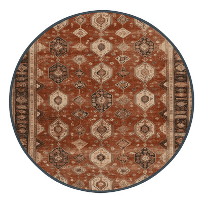 Tapis brun lavable à la machine