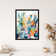 Abstract Cacti Garden Cactus Plant Colourful - Single Picture Frame Print