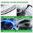 RGB Ceiling Fan With Lights, 19" Fandelier Low Profile Ceiling Fan, 3000K-6000K Dimmable & RGB Modern Flush Mount LED Ceiling Fan Light With Remote Control For Bedroom-637578339