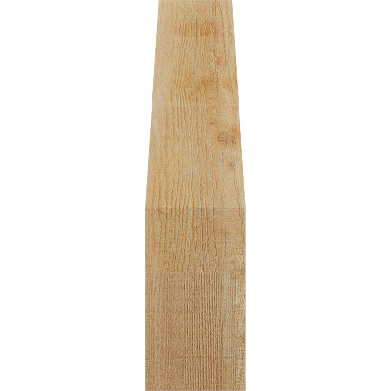 Attelle impériale du genou, Sapin de Douglas, H 18 po x l 4 po x P 10 po, Brute