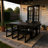 Weather-resistant Hdpe Modern Dining Set For Backyard Elegance