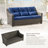 Keaisha 5 Person Outdoor Conversation Furniture Set Seating Group With Coffee Table And Cushions-2094500621-2094500626