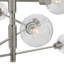 Lustre linéaire 8 lumières spoutnik modern Brawley