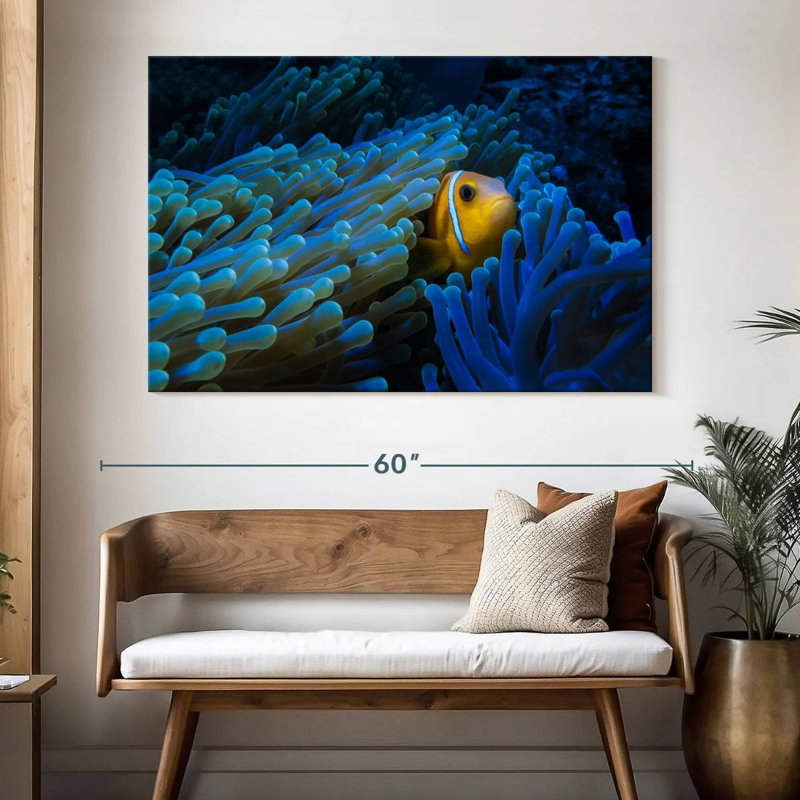 Lurking Clownfish, 34" H x 51" W