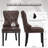 PU Leather Dining Chairs with Pull Ring-1047791403