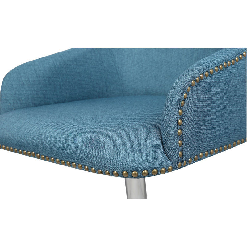 Linen Task Chair, Blue