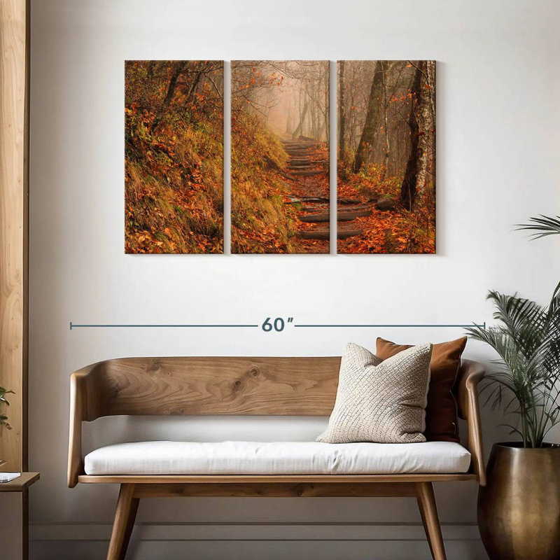 Alvord Misty Autumn Appalachian Trail, 28" H x 45" W
