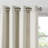 Madison Park Englewood Natural Polyester Solid Piece Dyed Grommet Top Single 50x95" Curtain Panel-1985204915-1985204941