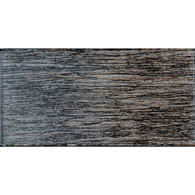 Cosmos 3" x 6" Glass Singular Tile, Brown