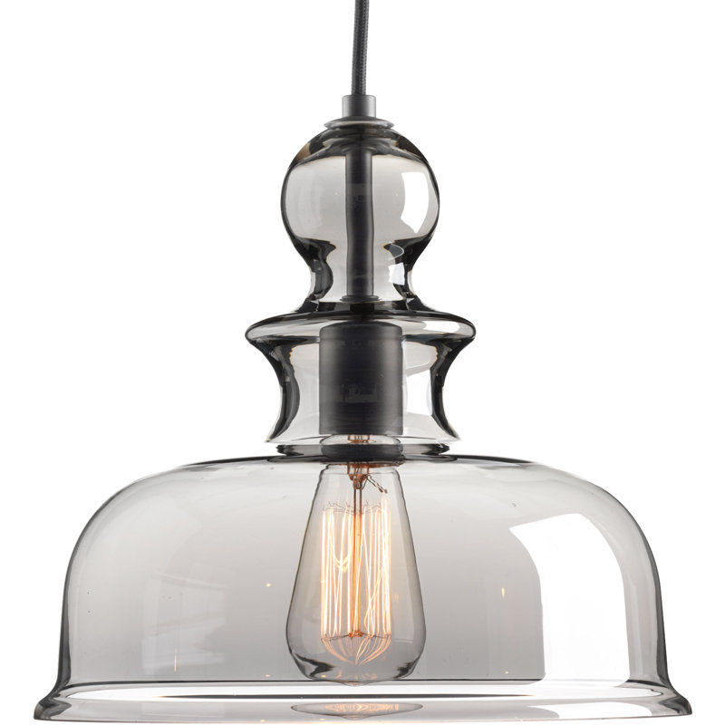 Tilden 1 - Light Single Pendant, Graphite, Smoke