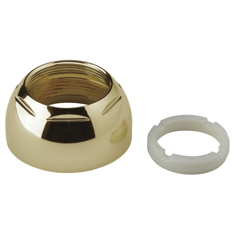 Replacement Cap Assembly with Adjustable Ring, Brilliance Polished Brass