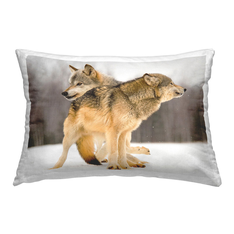 Coussin décoratif Wolf Duo Huddle