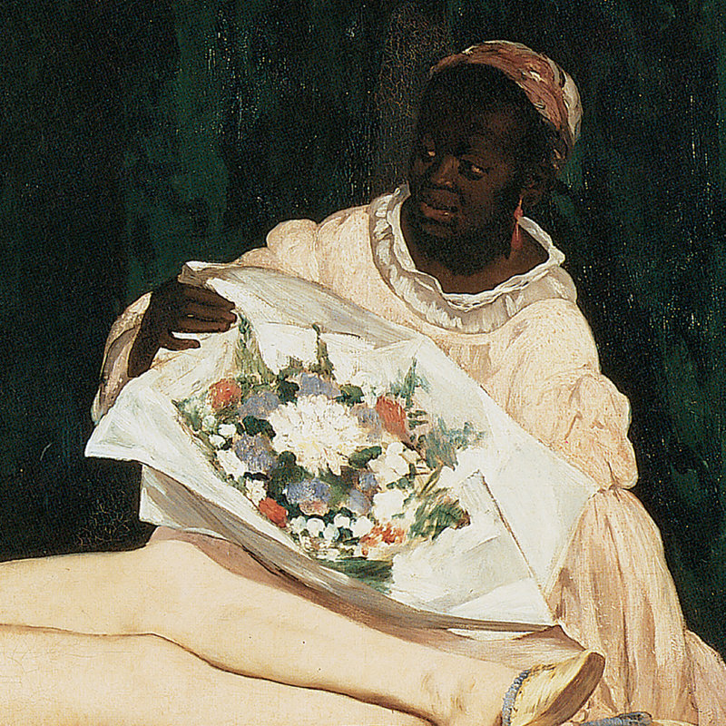 «Olympia, 1863» par Edward Manet, reproduction d'art encadrée, H 28,5 po x l 21,5 po x P 1,75 po