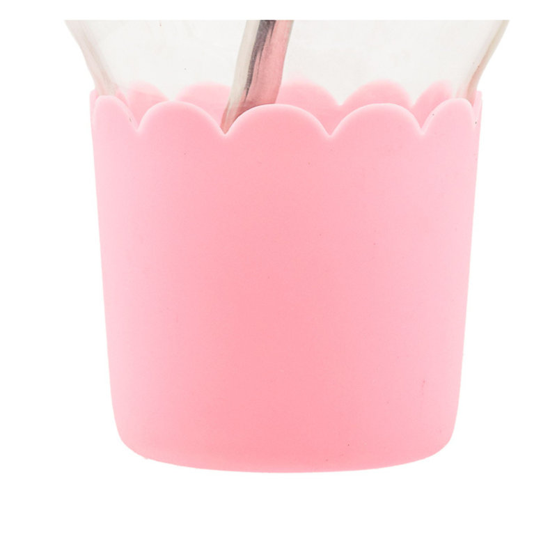 10 bouteilles d'hydratation 10 Strawberry Street Adria, nœud rose
