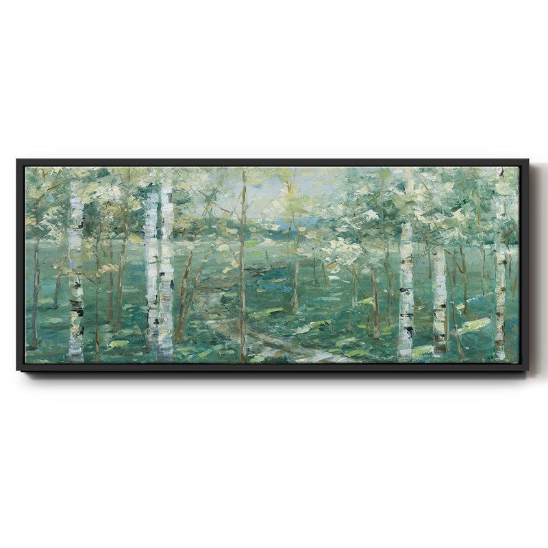 Meadow Light- Framed Canvas, 8" H x 20" W