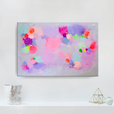One of a Kind Art Original 'Caught in A Daydream' by - Wrapped Canvas Painting