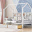 Lit simple en bois avec 2 tiroirs, lit pour enfant avec tablette de rangement (lit)