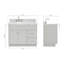 Ensemble de meuble-lavabo simple 43 po Abell-94350762