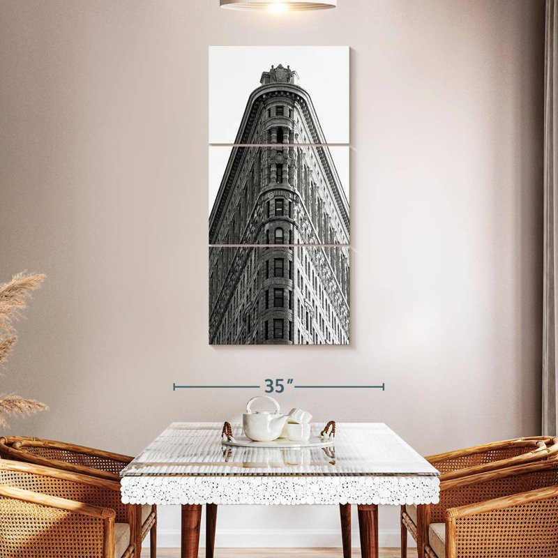Flatiron Building, 52" H x 24" W