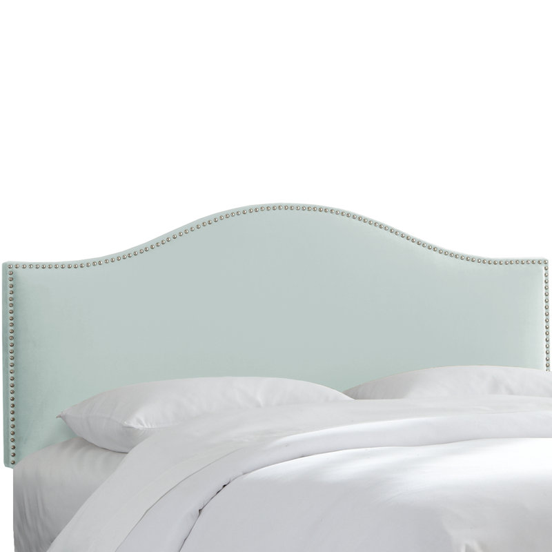Brighton Upholstered Headboard, King, Classic Pool Performance Velvet