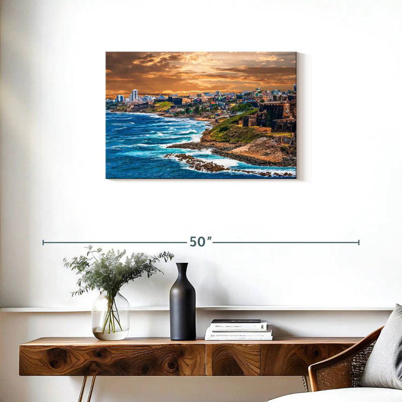 Nicci Puerto Rico Coast, 20" H x 30" W