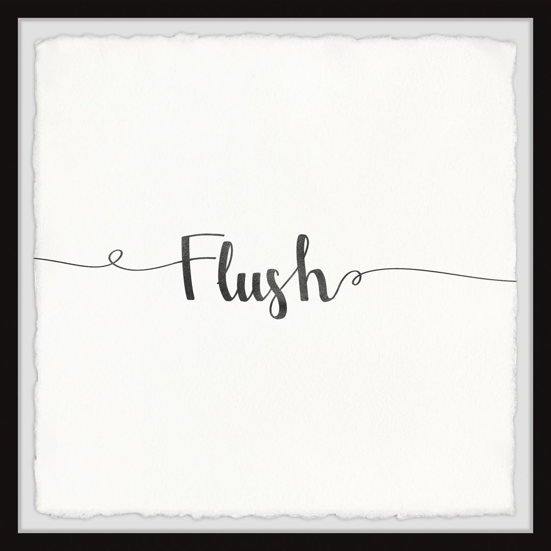 'Simple Notes' - Picture Frame Typography Print on Paper