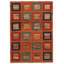 Fjodor One-of-a-Kind 9'1" X 13'0" New Age Wool Area Rug in Copper/Dark Navy/Dark Red/Turquoise