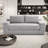 Convertible 2-in-1 Loveseat Sofa Bed With Memory Foam & Steel Frame-967488265