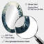 Miroir décoratif ovale blanc et bleu Jungle Expression II - Paysages-929902480