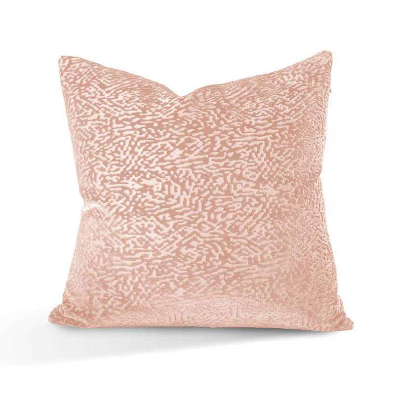 Insert de duvet en velours à motif floral Austin Austin Classics, Rosé